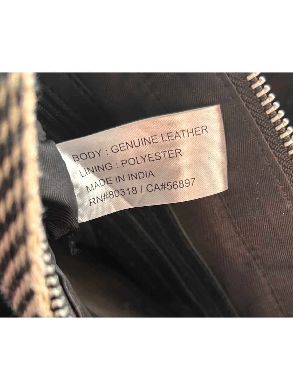 Lucky Brand Black Bohemian Leather Crossbody Bag with Adjustable Woven Strap - Picture 7 of 7